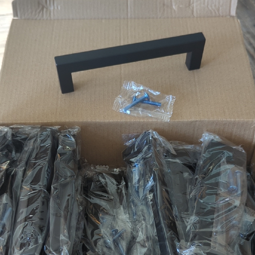 35 Matte Black Cabinet Pull Handles